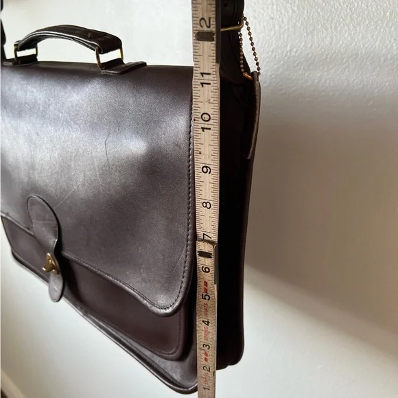 ✨SOLD✨ Vintage Coach Crossbody Messenger Laptop Metropolitan Briefcase 5180 EVC - Picture 14 of 16